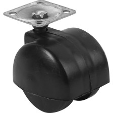 Опора колесная D=50 закрытая фланец