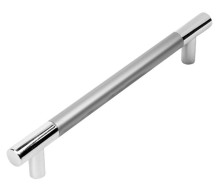 Ручка-рейлинг 320мм пластик С15 хром-металлик