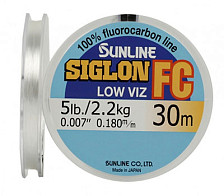 Леска SUNLINE флюрокарбон SIG-FC 30м 0,10мм  0,7кг поводковый