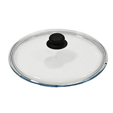 Крышка стеклянная 18 см с пластмассовая ручкой