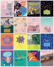 Тетрадь 12 л линия BG Super Mix-16 