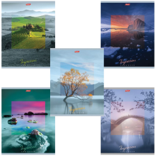 Тетрадь 80 л клетка Hatber Impressions