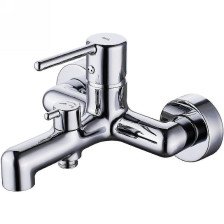 Смеситель для ванны однорычажный IDDIS Aiger AIGSB00i02WA короткий излив, без аксессуаров, хром