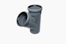 Тройник полипропиленовый 50х40х90 Стандарт Контур