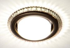 Светильник GX53 CRYSTAL LED 33 черный хром