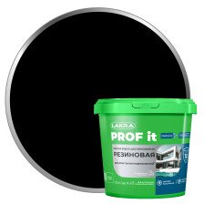 Краска резиновая PROF IT RAL 9005 чёрный (1,3кг) Лакра