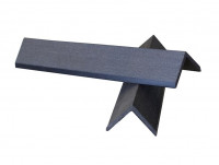 Уголок торцевой антрацит 50х50х3000мм Eurodeck