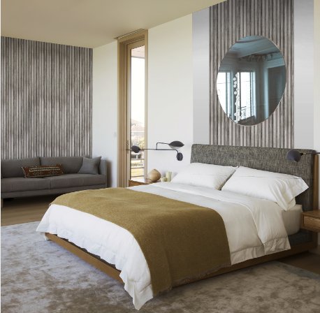 Панель реечная Legno Wood Lab Санторини серый (2900х166мм)