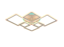 Люстра SR 3012/2x3 WT+RGB L930 x W690 x H170 98W 3000K-6500K 2.3кг