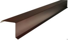 Планка ветровая л/к 100х80х2500 коричневая