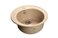 Мойка D510 искусственный камень (328) бежевый GF-R510 (F-08)