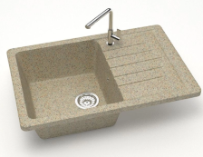 Мойка 740х490 искусственный камень песок 16/Q5