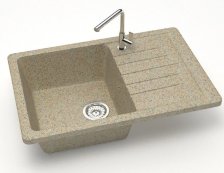Мойка 740х490 искусственный камень песок 16/Q5