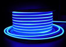 Неон гибкий 16х24 SMD 2835/120 LED 50м 7W/m 220V синий