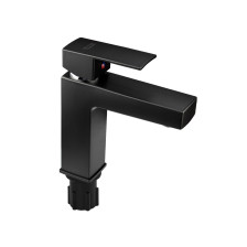 Смеситель для раковины однорычажный BRIMIX АБС-пластик черный/хром 5974