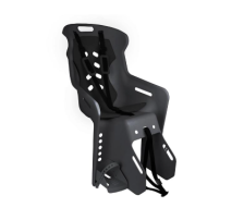 Сиденье 01-100125 детск на багажник BRIOSO темно-серое с черной вставкой (доп красная вставка)