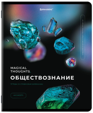 Тетрадь предметная 48 л Brauberg Magical Обществознание