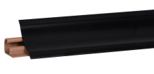 Плинтус для столешниц 23 мм черный матовый Лира KORNER