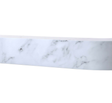 Бленда ЛОФТ мрамор белый с золотом