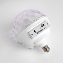 Лампа хрустальный шар 6LED 2 динамика Bluetooth 220V, цоколь Е27 4445775