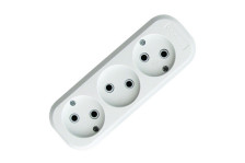 Колодка 3-м без заземления UNIVersal ABS