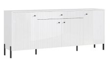 Комод Оливия Белый/Белый глянец холодный