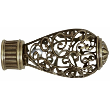 Наконечник DIY 28мм Кружево Медь антик (400)