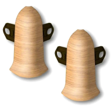 Угол наружный Идеал Классик дуб с кронштейном 55 мм