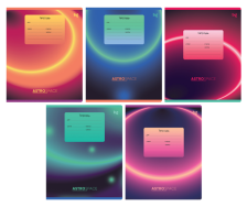 Тетрадь 12 л BG клетка Градиент