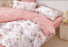 КПБ сатин набивной Satin de Luxe 844-SK 50х70+70х70 Дуэт Cleo