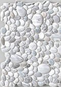 Панель пластик камень Галька серая 992х648х0,6мм