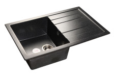 Мойка 780х500 искусственный камень (308) черный GF-Q780L