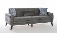 Диван-кровать 3-х местный  COZY COZY-03 цвет серый 202074