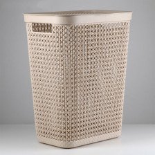 Корзина для белья 35л Пирула латте М2614 