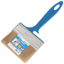 Кисть флейцевая 100мм "Лаки" Эксперт искусственная щетина пластиковая ручка АКОР 171 12 100