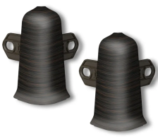 Угол наружный Идеал Деконика венге темный с кронштейном 55 мм