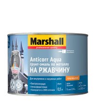 Грунт-эмаль ANTICORR AQUA BС (0,5л) Marshall 