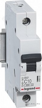 Выключатель автоматический Legrand 1р 25А RХ3 (C) 419666