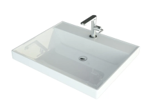 Раковина под стиральную машину COROLINA с кронштейнами (50х60)