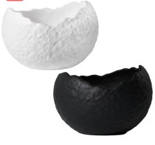 Набор салатников 2 шт 12х9см ЭФИОПИЯ LENARDI чер/бел 135-076