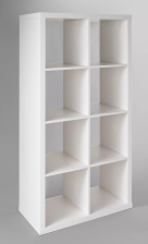 Стеллаж Фора 8 белый 76х146х38
