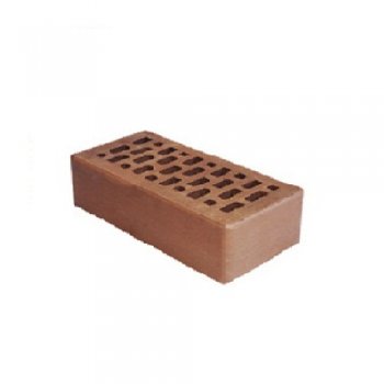 Кирпич лицевой одинарный какао Калуга