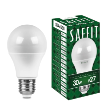 Лампа светодиодная Е27 30W/4000 А60  Saffit