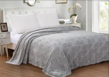 Плед велсофт в кольце Bamboo 249-pbe/CL 150х200 Cleo