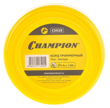 Леска CHAMPION 2,4 мм х40 м звезда C5028