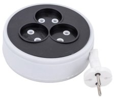 Удлинитель-рулетка  3гн 5м 6A  2x0.75 У6-004 UNIVersal