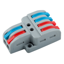 Зажим клеммный 2х4(0,08-2,5) СМК с рычагом разветвительный GENERAL 800495