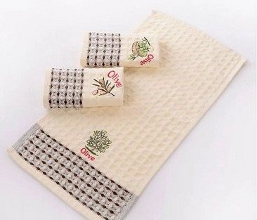 Полотенце вафельное Sonnet крупная клетка, плотн 300 гр 25х50
