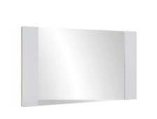 Зеркало Ким Белый глянец/сонома