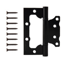 Петля неврезная Apecs 100х75-B2-Steel-BLM черный матовый